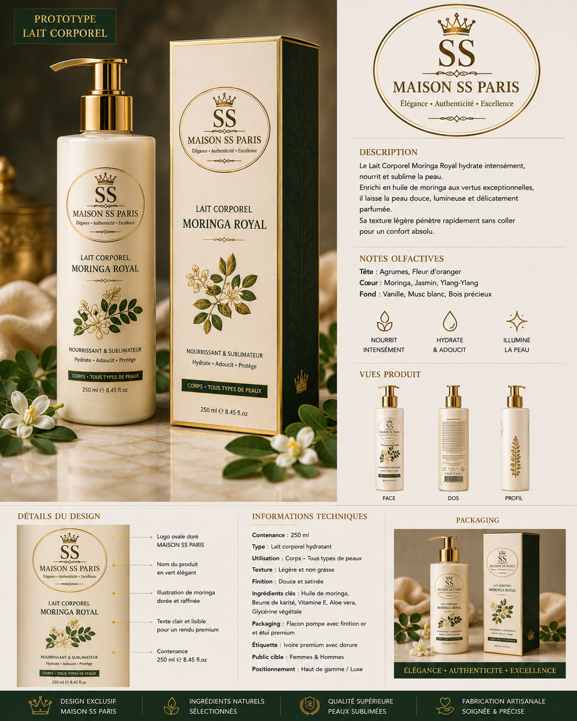 Lait Moringa Royal