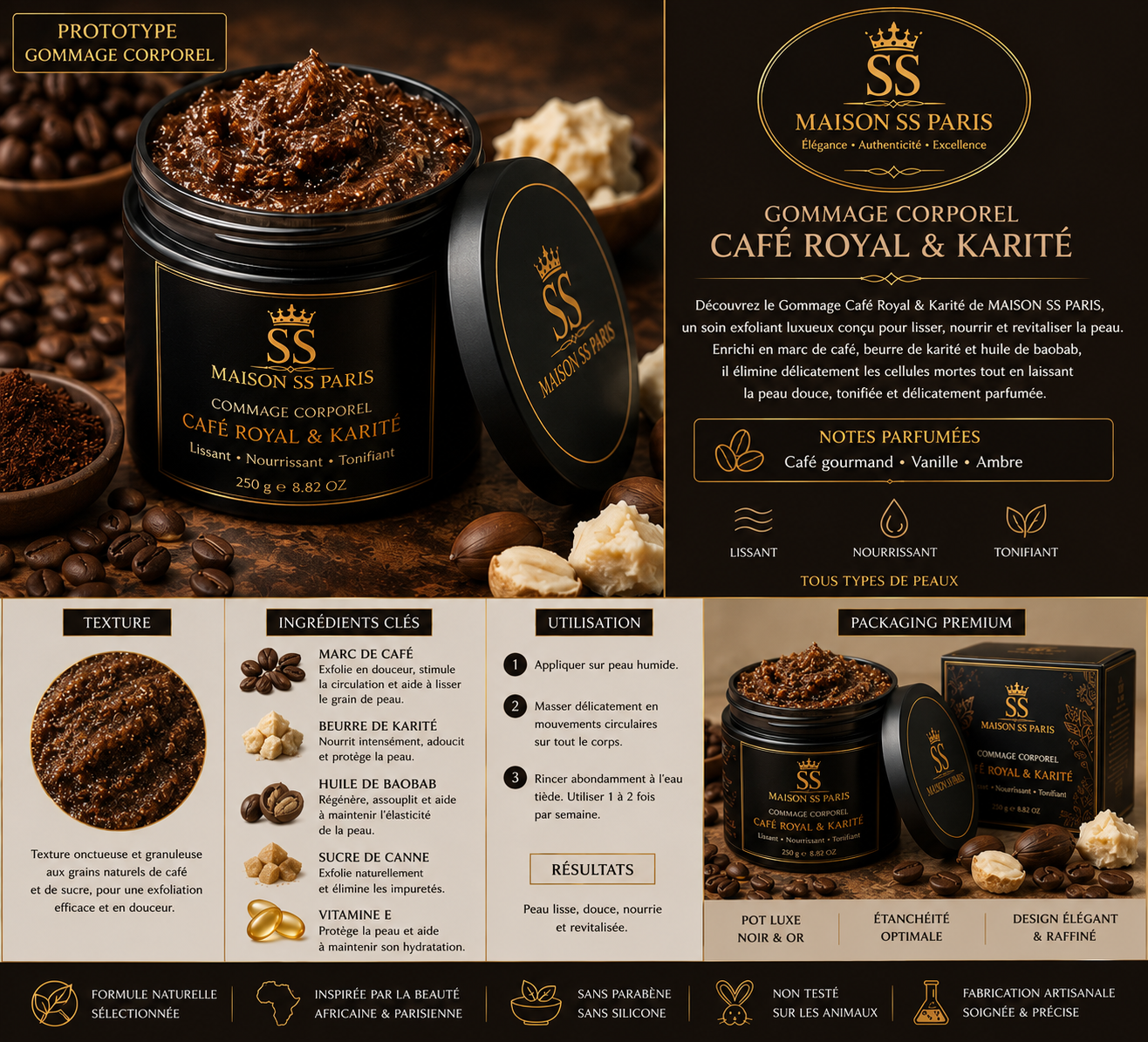 Gommage Café Royal & Karité
